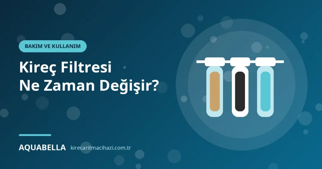 Kireç Filtresi Ne Zaman Değişir? Polifosfat ve Kartuş Değişim Rehberi