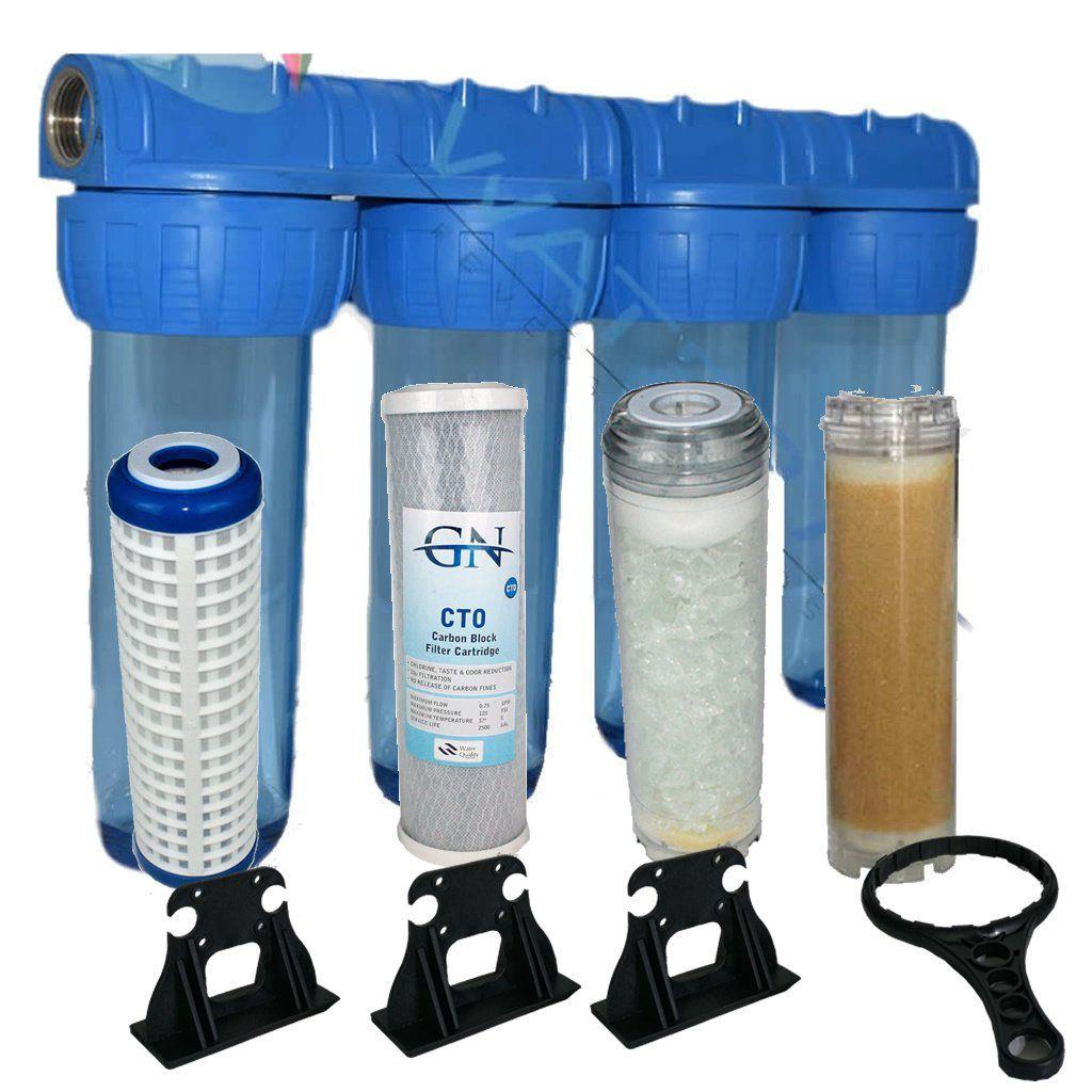 Kuyu Suyu Yumuşatma Cihazı 4’lü Plus Set (Tortu + Karbon + Reçine + Siliphos) – görsel 2