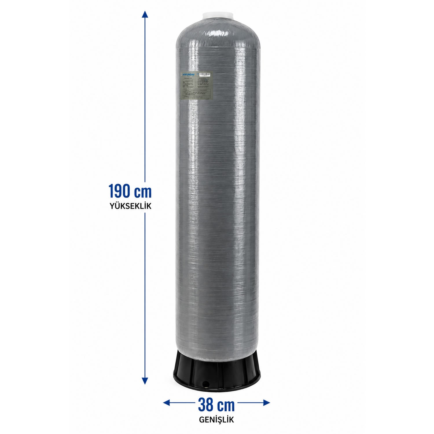 Runxin S-100 Su Yumuşatma Cihazı – 100 LT Reçine, Saatte 4 m³ – görsel 2
